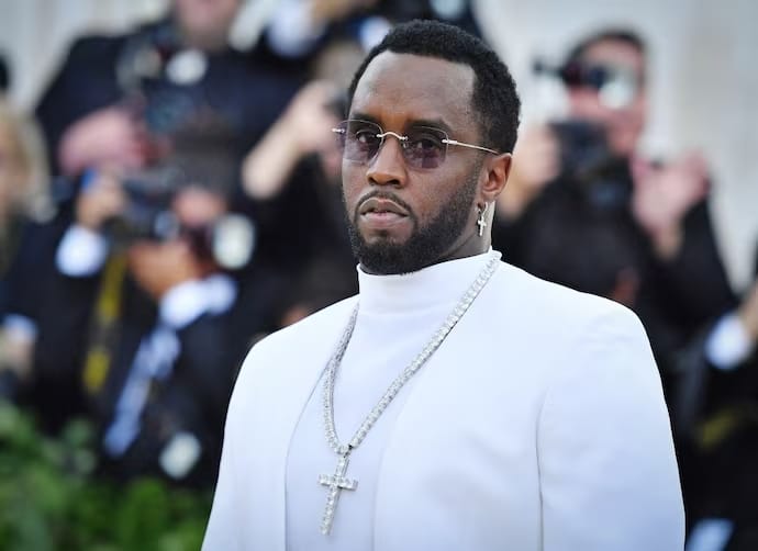 Diddy Combs, rapero acusado por extorsión y tráfico sexual.