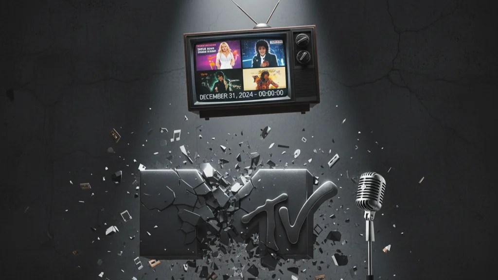 Fin de una era: MTV y sus canales musicales dirán adiós tras 44 años de historia 1 Diseño de una imagen referencial de MTV musical.