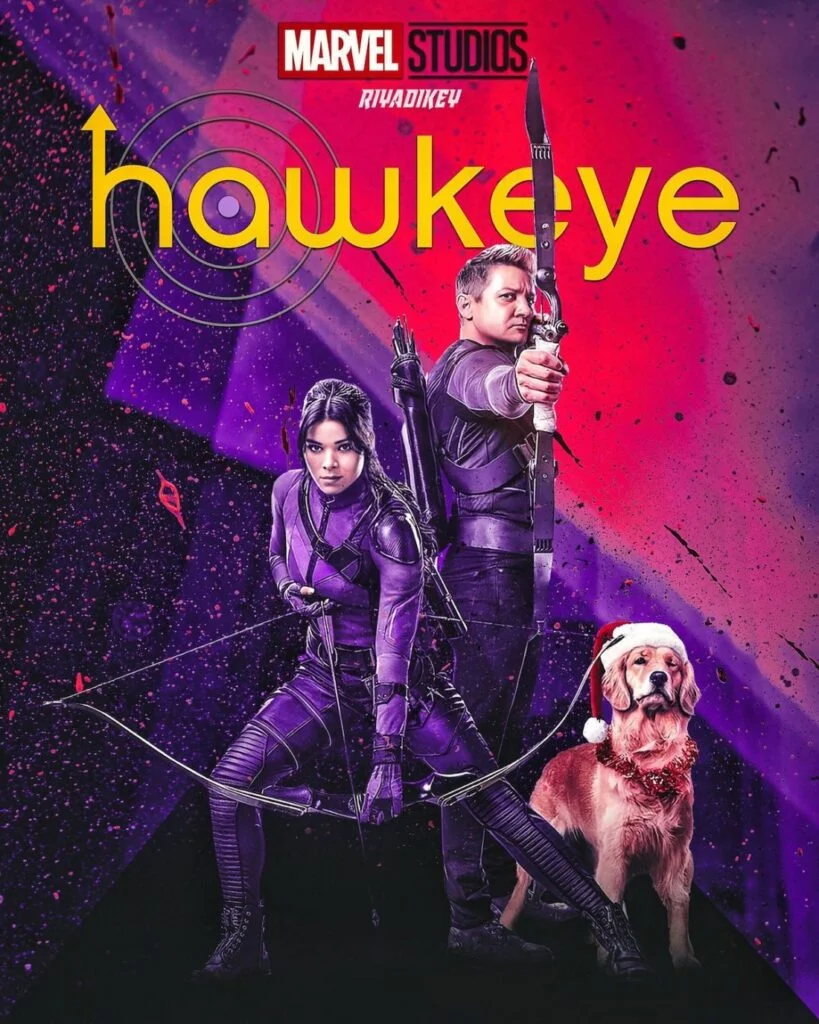Póster de Hawkeye, miniserie de Marvel.