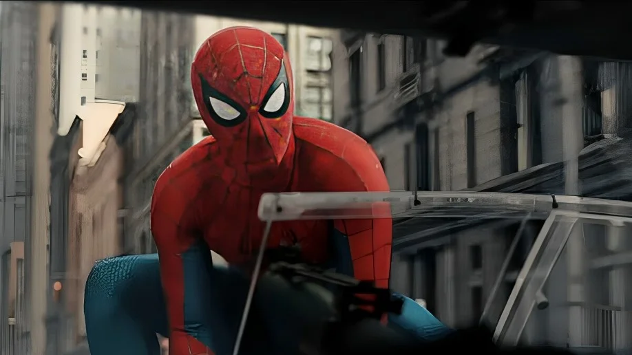 Fotografía del Hombre Araña en el tráiler de 'Spider-Man Brand New Day'.