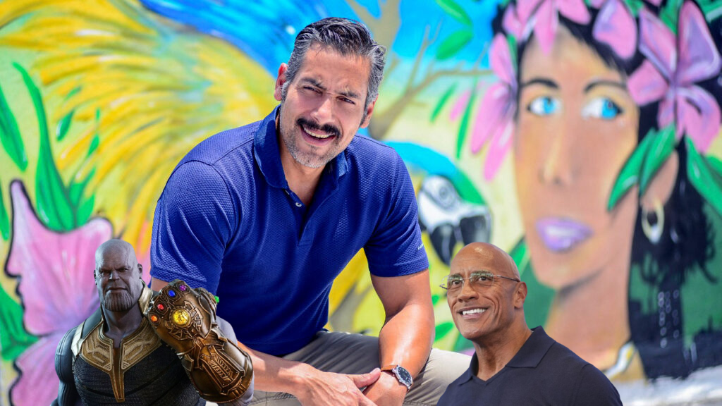 Fotografía de Juan Carlos Tinoco, actor de doblaje colombiano que ha dado su voz en latino a Thanos y al actor Dwayne Johnson.