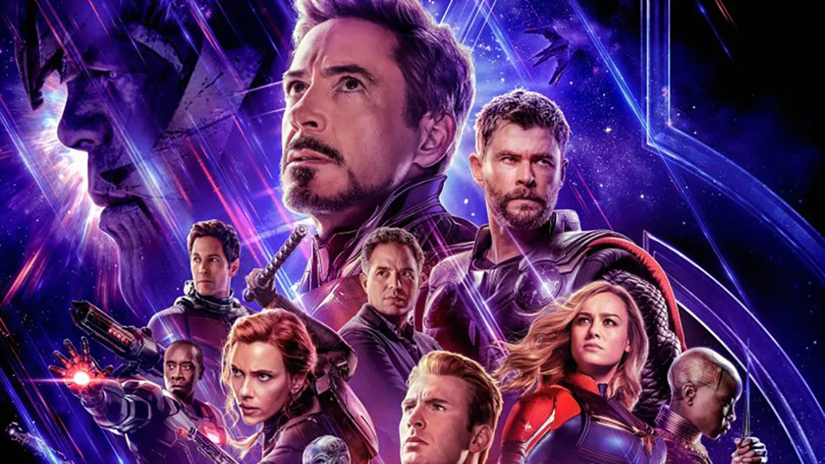 Póster de Avengers: Endgame, película estrenada en 2019.