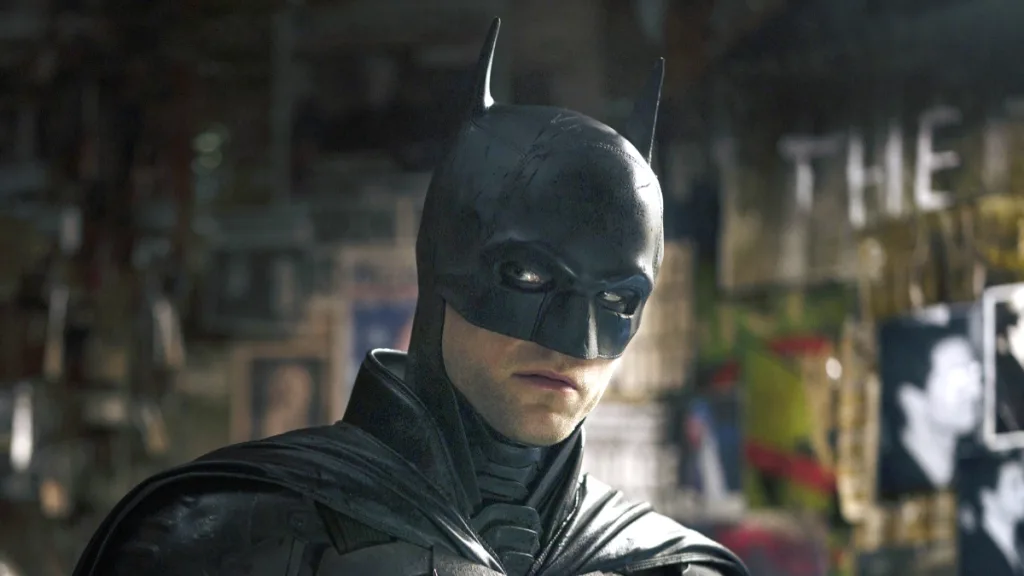 Fotografía de Robert Pattinson como Batman en la película 'The Batman', estrenada en 2022.