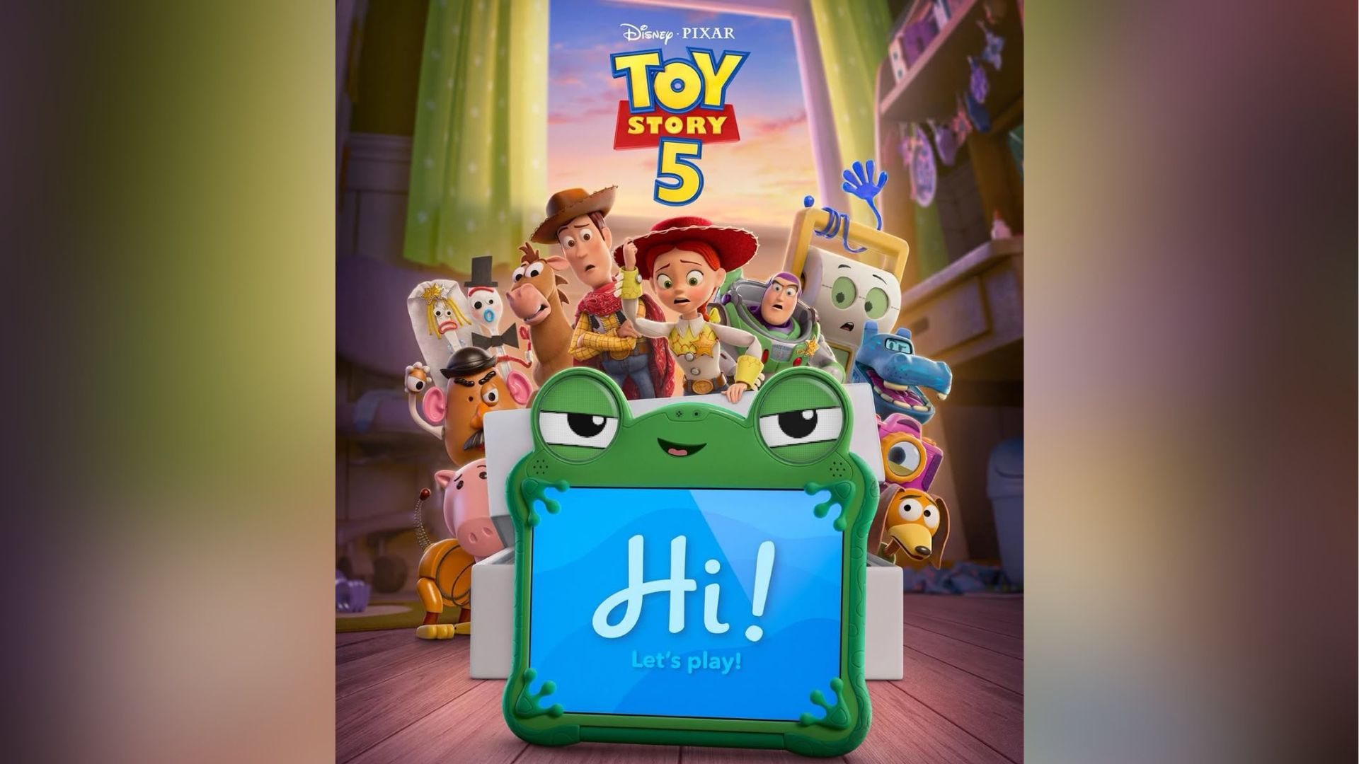Póster de 'Toy Story 5', nuevo filme de la icónica saga animada de Pixar.