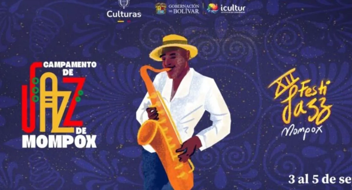 Mompox alista el FestiJazz 2026, una fiesta de ritmo, tradición y compromiso social 1 Imagen oficial del FestiJazz 2026 de Mompox, Bolívar.