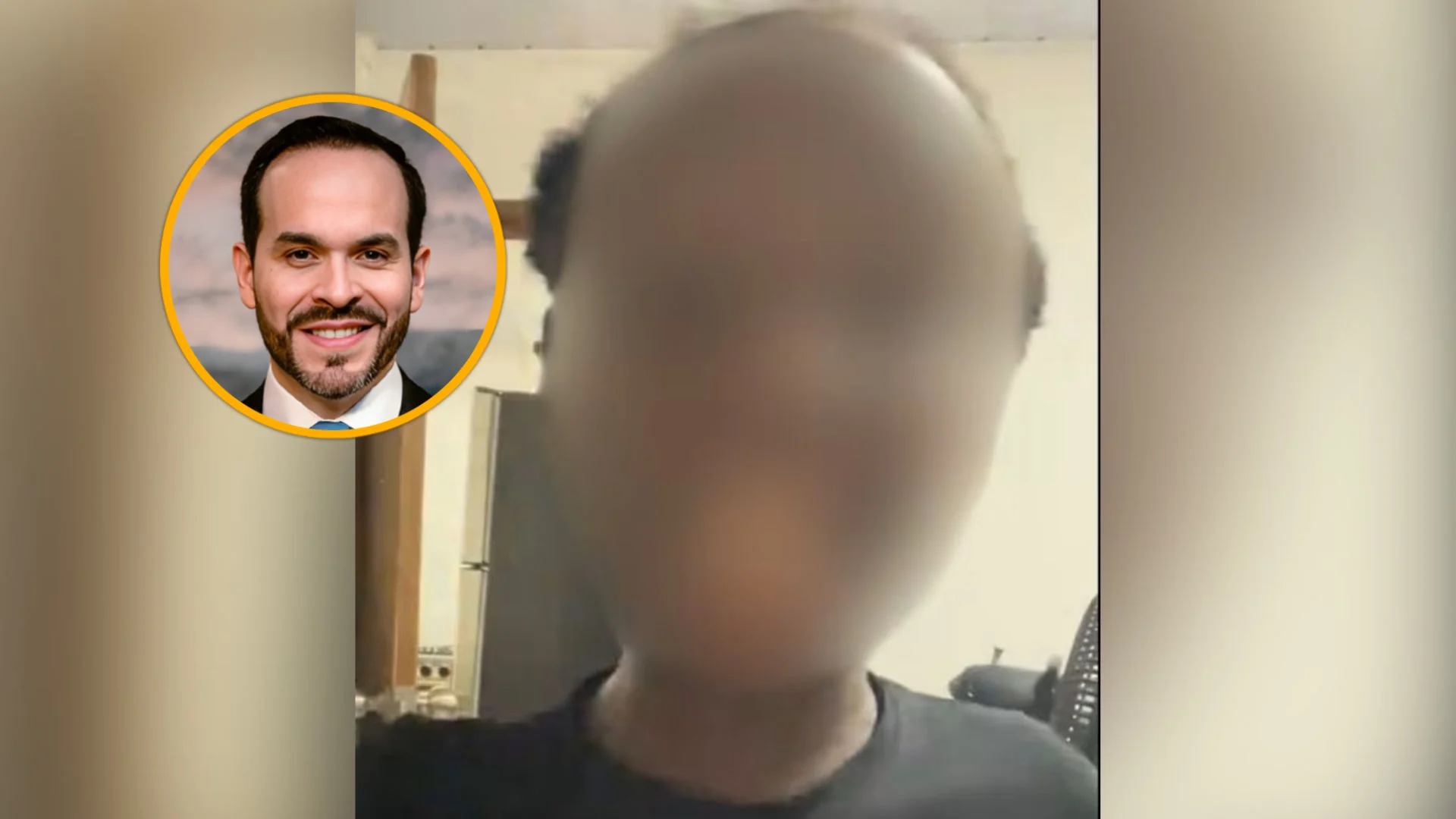 Captura de video de niña que causó polémica al dar su respaldo a Abelardo De La Espriella, presidente de Colombia.