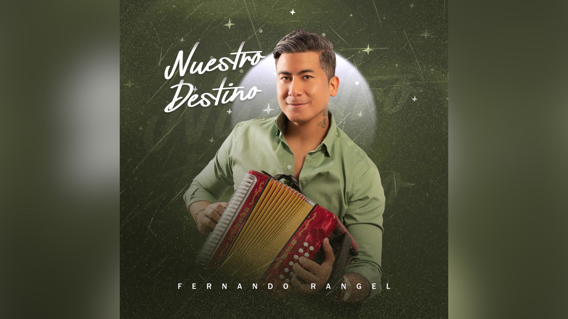 Portada de 'Nuestro destino', primer álbum del artista Fernando Rangel Molina.