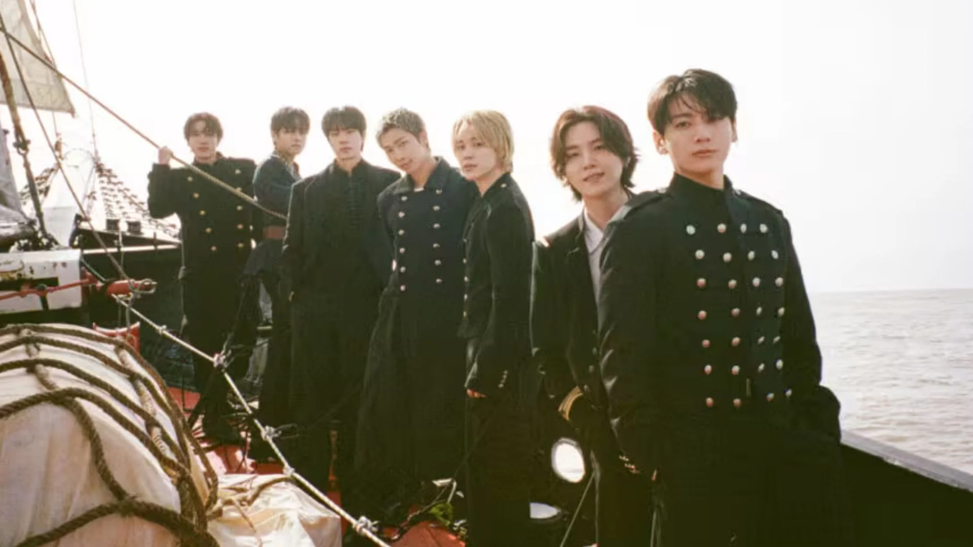 Fotografía de integrantes de BTS, grupo surcoreano de música pop.